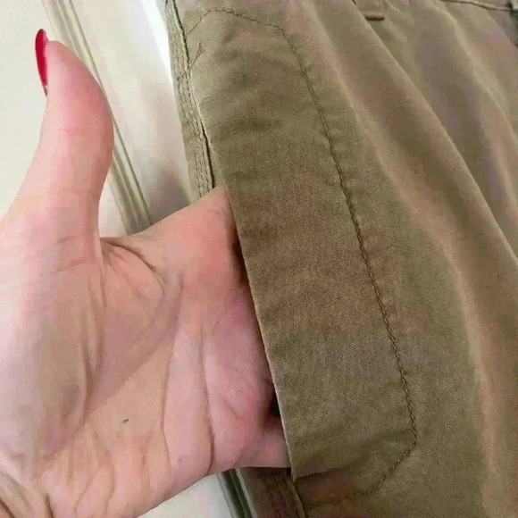 Men’s Izod Trousers Dress Pants Tan With Pockets Size 34 X30 - Picture 5 of 10